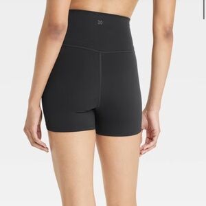 All in Motion Women's High-Waisted Black Shorts